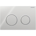 Geberit 115.085.KH.1 - Pulsante di scarico Omega20 21,2 x 14,2 cm cromo lucido/cromo satinato