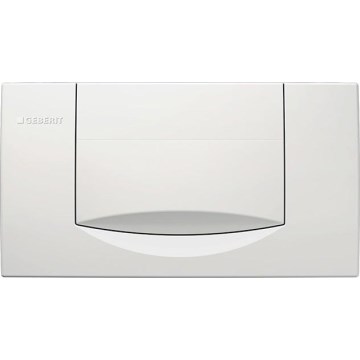 Geberit 115.222.11.1 - Pulsante di scarico 200F 34x18,5 bianco alpino