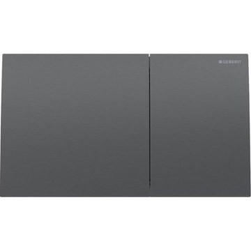 Geberit 115.622.QD.1 - Pulsante di scarico Sigma70 25x14,6 cm cromo nero
