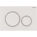 Geberit 115.882.01.1 - Placca di comando Sigma20 24,6 x 16,4 cm bianca