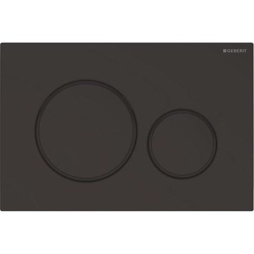 Geberit 115.882.16.1 - Placca di comando Sigma20 24,6x16,4 cm nero opaco