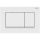 Geberit 115.883.11.1 - Pulsante di scarico Sigma30 24,6x16,4 cm bianco