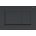 Geberit 115.883.16.1 - Pulsante di scarico Sigma30 24,6x16,4 cm nero opaco