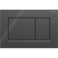 Geberit 115.883.DW.1 - Placca Sigma30 per scarico 24,6x16,4 cm nera
