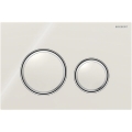 Geberit 115.884.JL.1 - Pulsante di comando Sigma50 24,6x16,4 cm grigio sabbia/cromo lucido