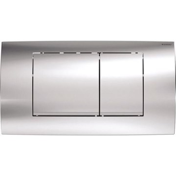 Geberit 115.899.KH.1 - Pulsante di scarico Twinline30 34x18,5 cm cromo lucido/cromo satinato
