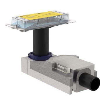 Geberit 154.150.00.1 - Kit di montaggio per canalina di scarico CleanLine 90-220 mm