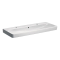 Geberit 500.253.01.1 - Lavabo doppio sospeso Smyle Square 120x48 cm ceramica/bianco