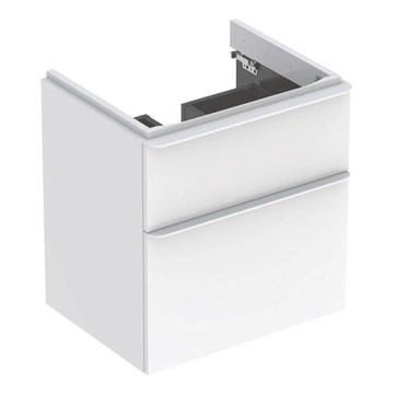 Geberit 500.352.00.1 - Mobile sottolavabo Smyle Square 59x62x47 cm bianco