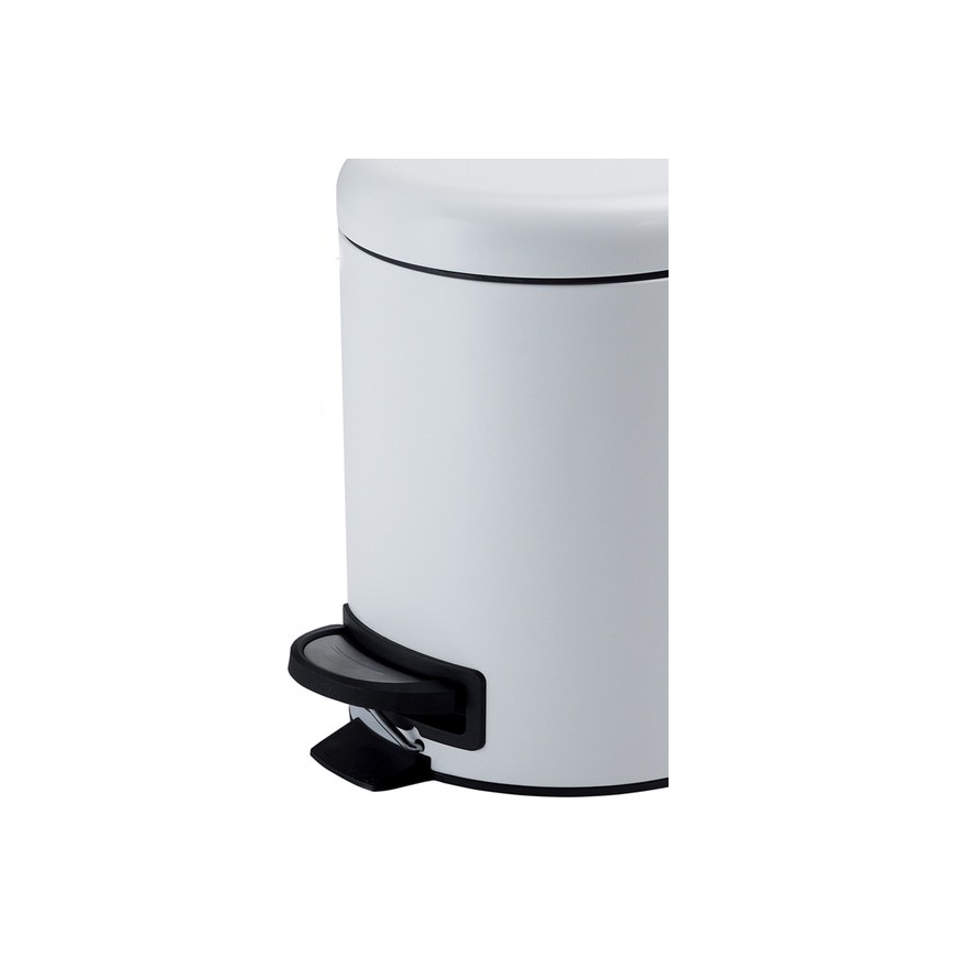 Gedy - Cestino portarifiuti POTTY 3 l con chiusura ammortizzata, bianco