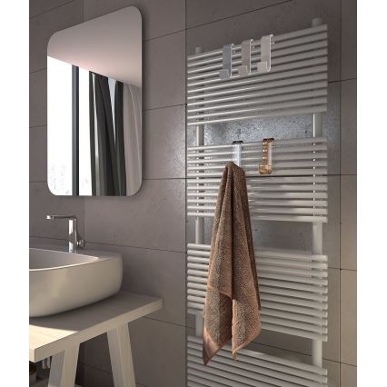 Gedy - Gancio per radiatore bianco/termoplastico