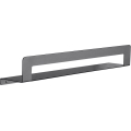 Gedy - Mensola con porta asciugamani CLEO 50 cm grigio metallico