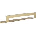 Gedy - Mensola con porta asciugamani CLEO 50 cm oro opaco
