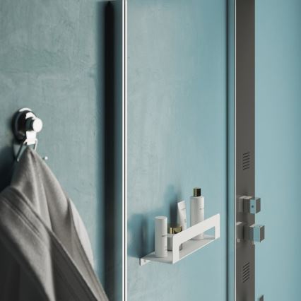 Gedy - Mensola con portasciugamani CLEO 50 cm bianco opaco