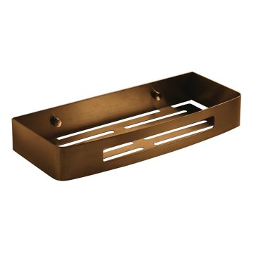 Gedy - Mensola da parete per doccia SMART 30x12,8 cm bronzo