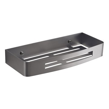 Gedy - Mensola da parete per doccia SMART 30x12,8 cm grigio metallico