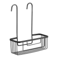 Gedy - Mensola sospesa per doccia SMART 37,5 x 30 cm nero opaco