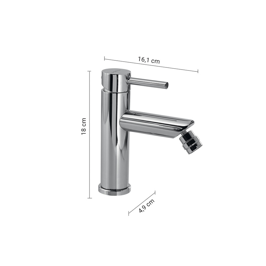 Gedy - Miscelatore per bidet COMO 18 cm, cromo lucido
