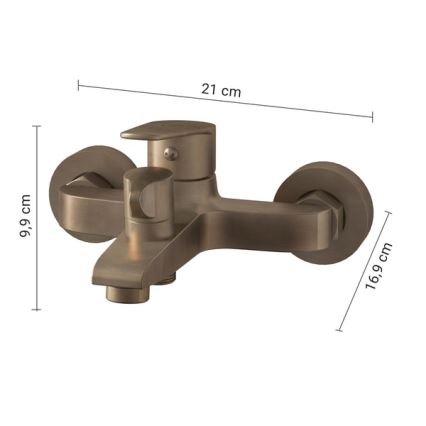 Gedy - Miscelatore per vasca COMO bronzo