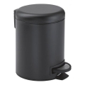 Gedy - Pattumiera POTTY 3 l, chiusura ammortizzata, nero opaco
