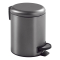 Gedy - Pattumiera POTTY 3 l con chiusura ammortizzata, grigio metallico