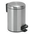 Gedy - Pattumiera POTTY 3 L con chiusura rallentata in acciaio inox