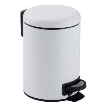 Gedy - Pattumiera POTTY 5 l con chiusura ammortizzata, bianca