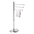 Gedy - Piedistallo con gancio per asciugamani HIBISCUS 90,5 cm cromo lucido