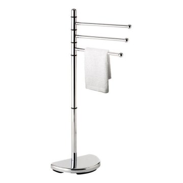 Gedy - Piedistallo con gancio per asciugamani HIBISCUS 90,5 cm cromo lucido