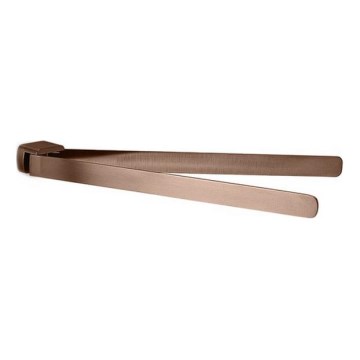 Gedy - Porta asciugamani da parete girevole PIRENEI, 36 cm, finitura bronzo
