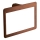 Gedy - Porta asciugamani da parete PIRENEI 15x23 cm bronzo
