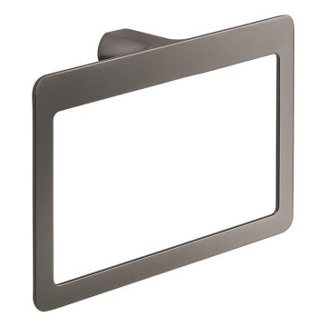 Gedy - Porta asciugamani da parete PIRENEI 15x23 cm, grigio metallico