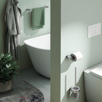 Gedy - Porta asciugamani da parete PIRENEI 6,6x60 cm cromo lucido