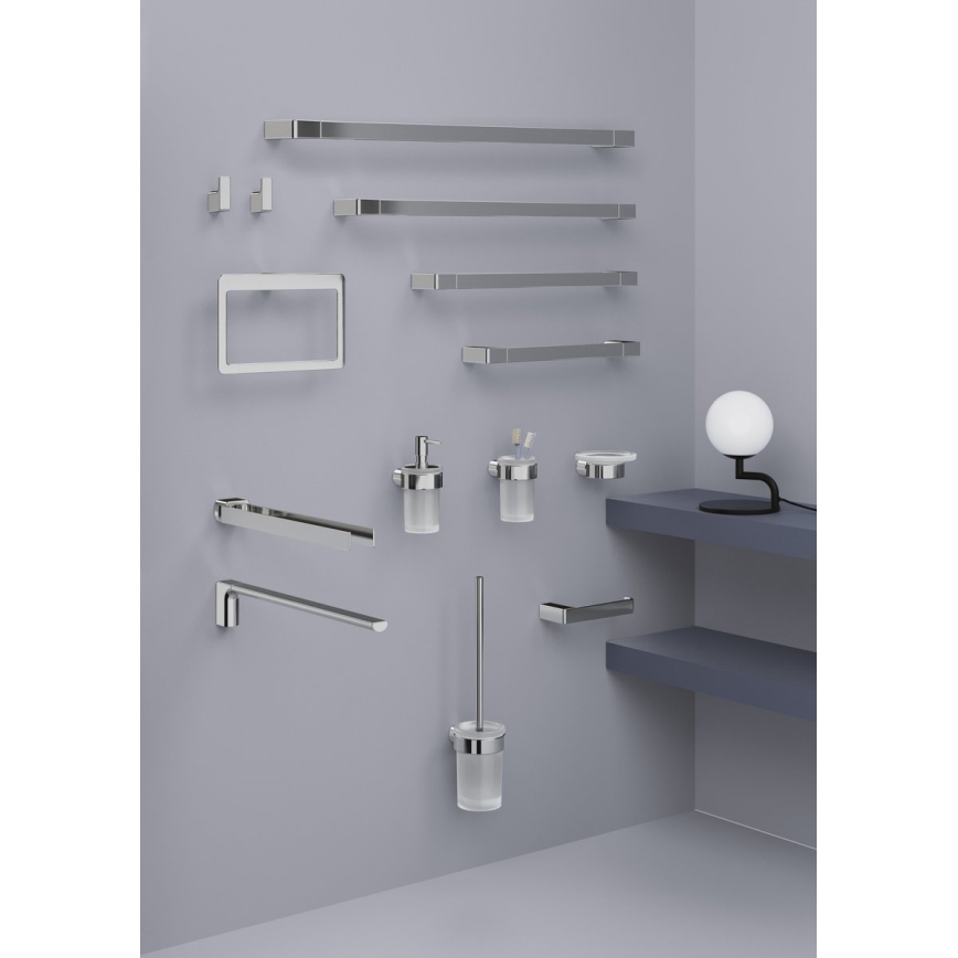 Gedy - Porta asciugamani da parete PIRENEI 6,6x60 cm cromo lucido