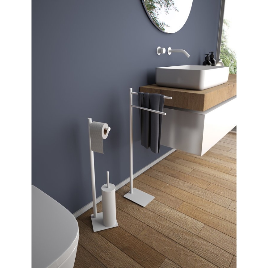 Gedy - Porta asciugamani TRILLY 83,5 cm bianco opaco