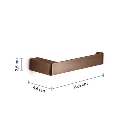 Gedy - Porta carta igienica PIRENEI bronzo