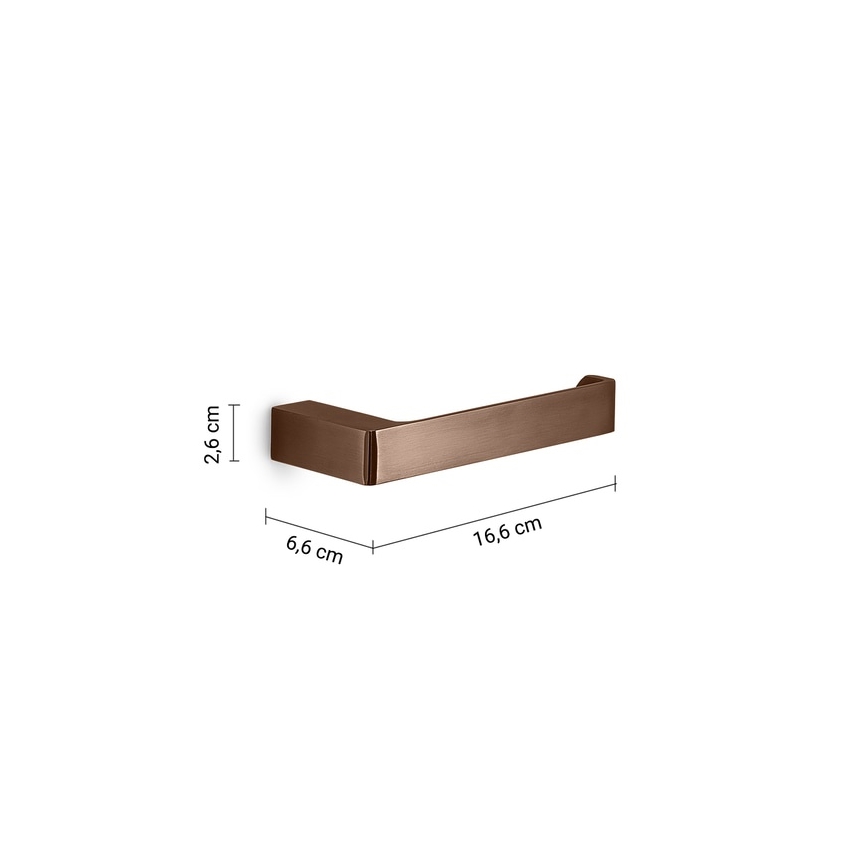 Gedy - Porta carta igienica PIRENEI bronzo