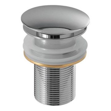 Gedy - Scarico per lavabo CLICK-CLACK Ø 6,6 cm, cromo lucido