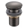 Gedy - Scarico per lavabo CLICK-CLACK Ø 6,6 cm grigio metallico