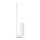 Gedy - Scopino WC da terra con portarotolo TRILLY bianco opaco