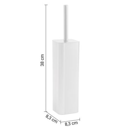 Gedy - Scopino WC da terra JACK bianco