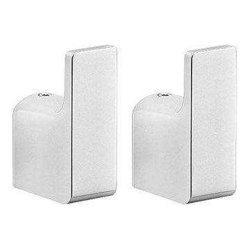 Gedy - SET 2x Gancio a muro PIRENEI cromo lucido