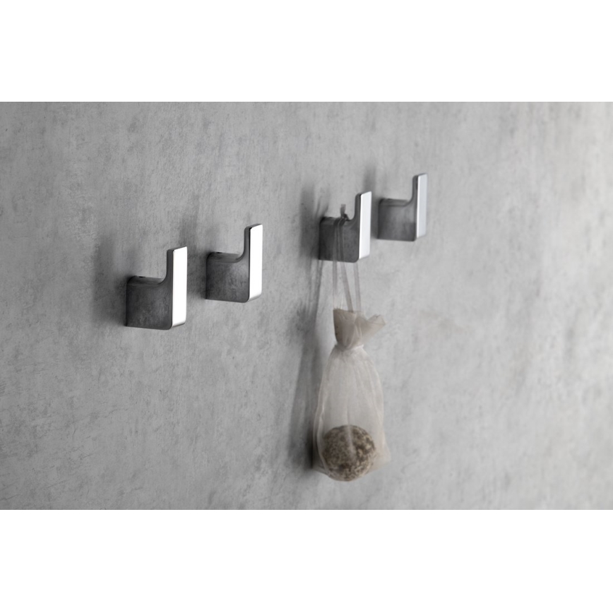 Gedy - SET 2x Gancio a muro PIRENEI cromo lucido