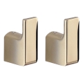 Gedy - Set da 2 ganci da parete PIRENEI dorati