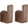 Gedy - Set da 2 ganci da parete PIRENEI, finitura bronzo