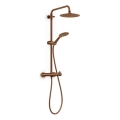 Gedy - Set doccia con miscelatore STAR PLUS, finitura bronzo
