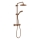 Gedy - Set doccia con miscelatore STAR PLUS, finitura bronzo