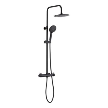 Gedy - Set doccia con miscelatore STAR PLUS nero opaco