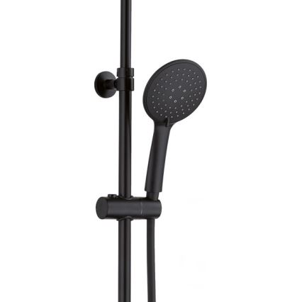 Gedy - Set doccia con miscelatore STAR PLUS nero opaco