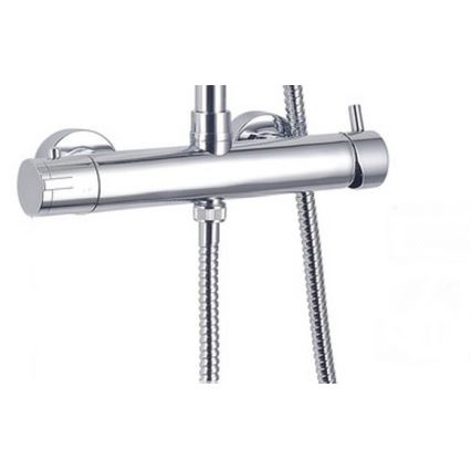 Gedy - Set doccia STAR PLUS con miscelatore, finitura cromo lucido
